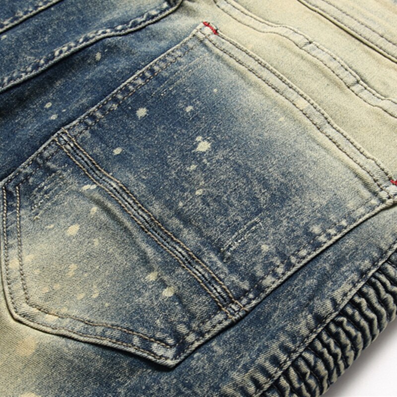 Summer Embroidery Drape Paint Fashionable Pants