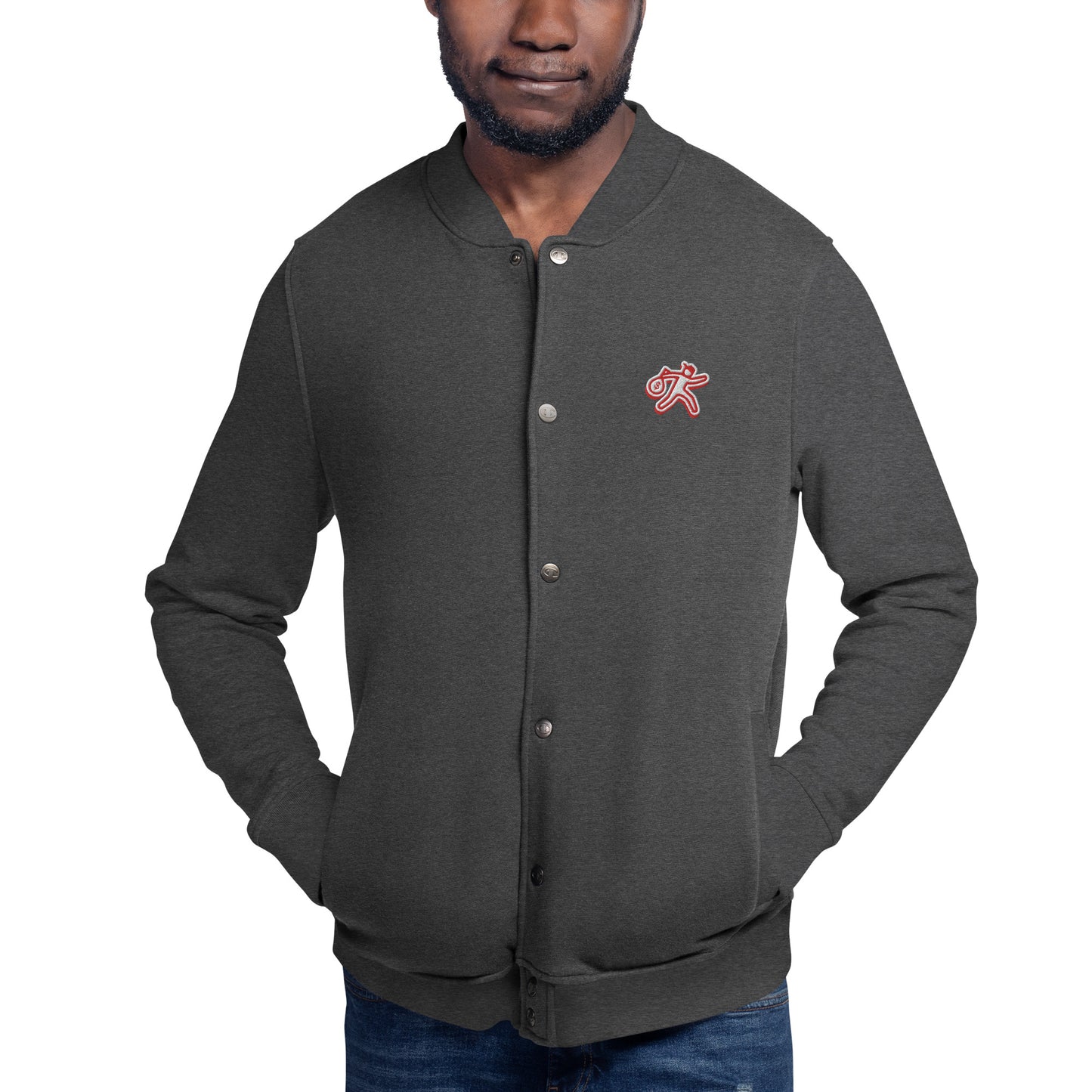 Embroidered Champion Bomber Jacket