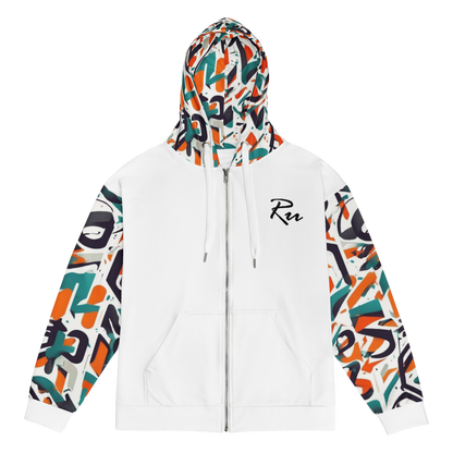 Designer Ru zip hoodie