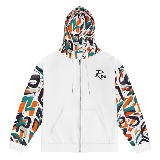 Designer Ru zip hoodie