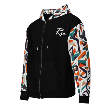 Designer Ru zip hoodie