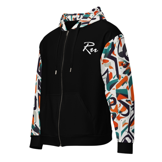 Designer Ru zip hoodie