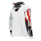 Abstract Designer zip hoodie