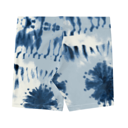 Blue Ink Splatter Shorts