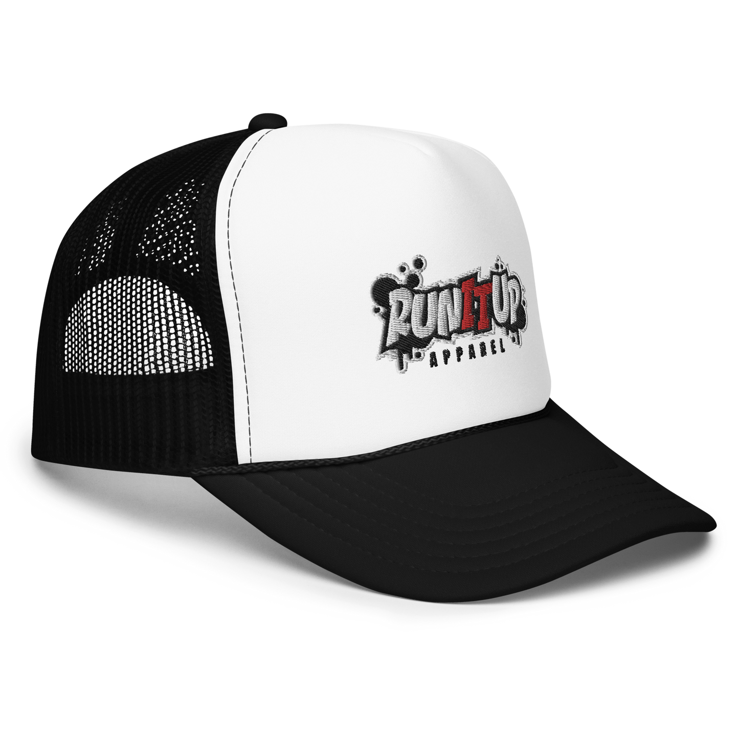 Run It Up Apparel Foam trucker hat