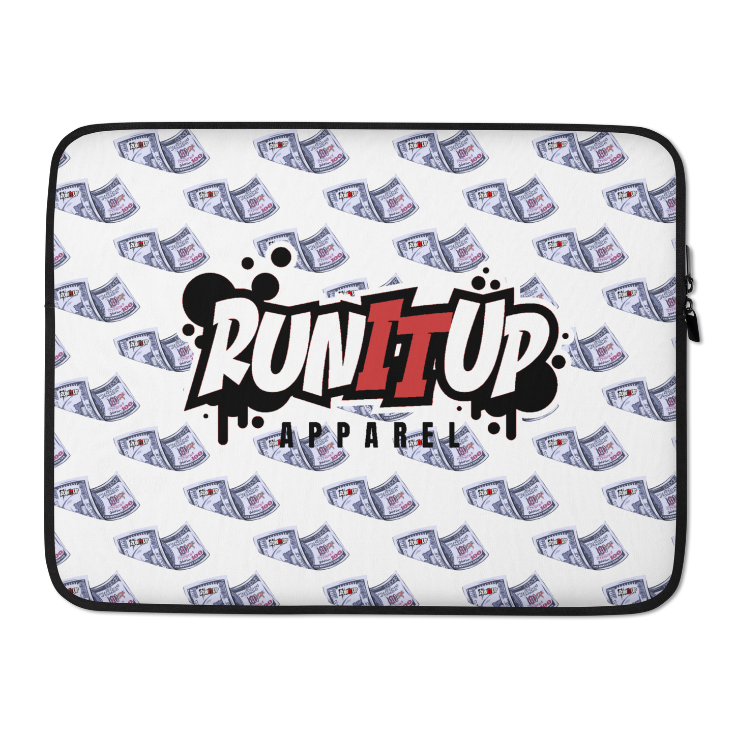 RUN IT UP MONEY BILL Laptop Sleeve