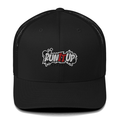 3D Puff Run It Up Apparel Trucker Cap