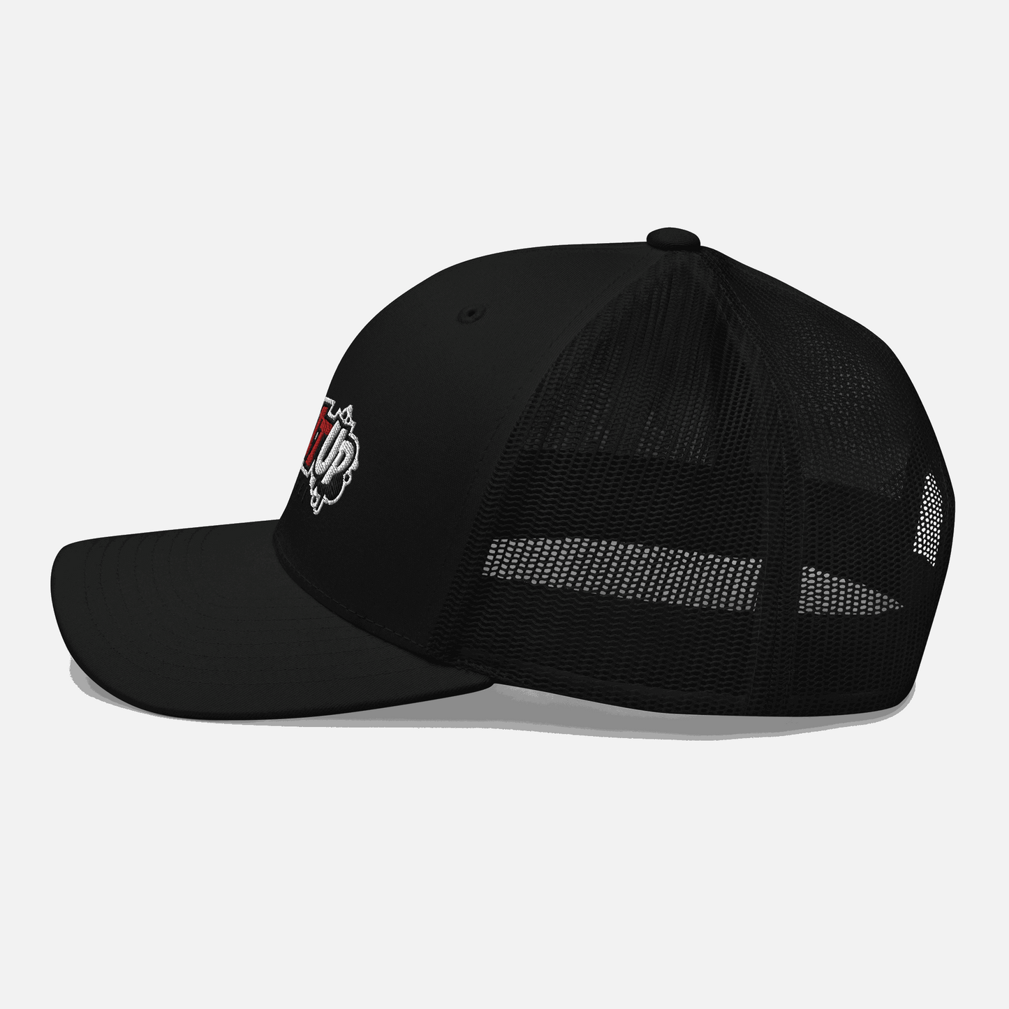 3D Puff Run It Up Apparel Trucker Cap