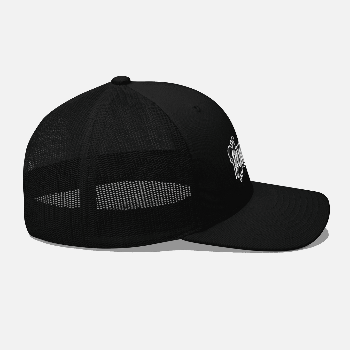 3D Puff Run It Up Apparel Trucker Cap