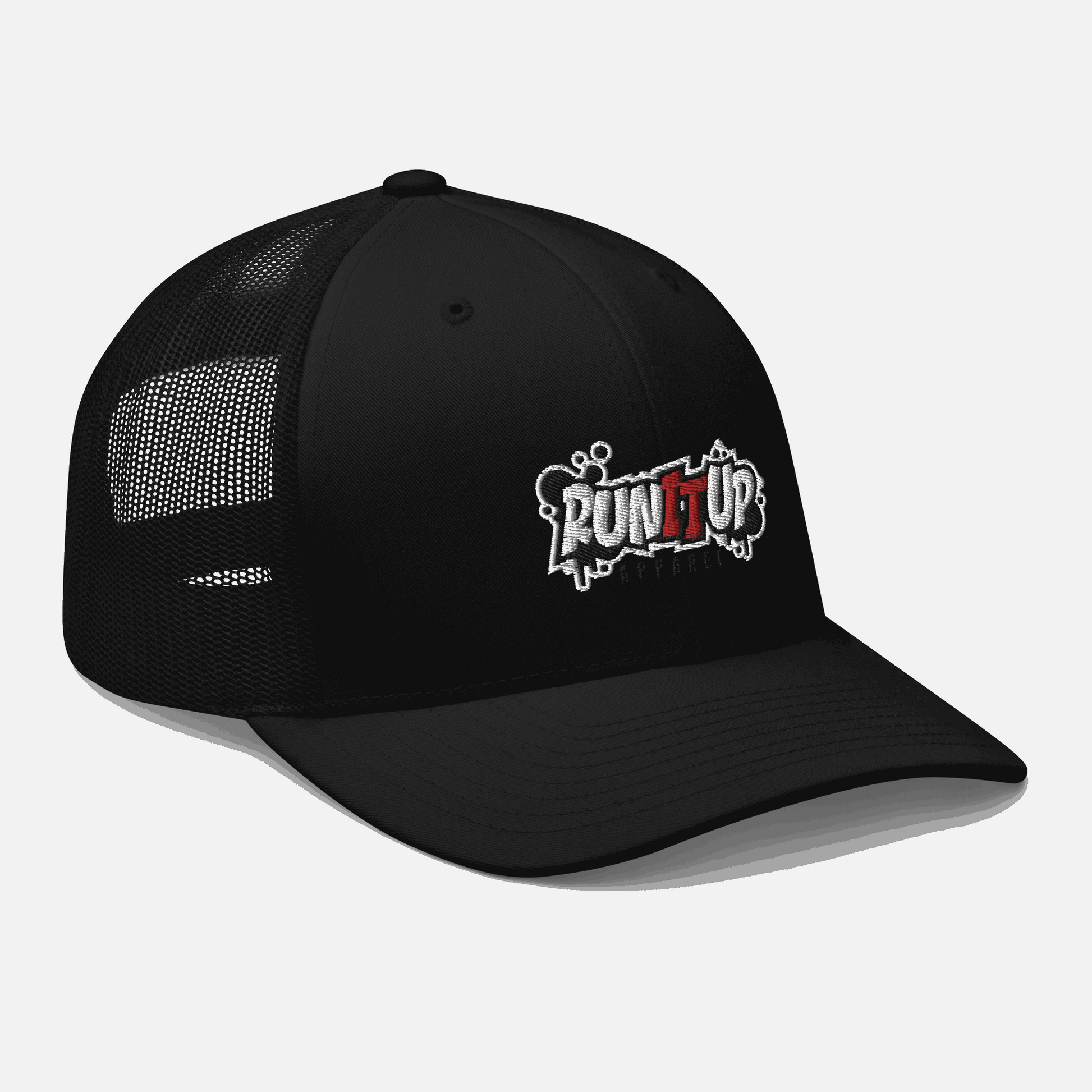 3D Puff Run It Up Apparel Trucker Cap