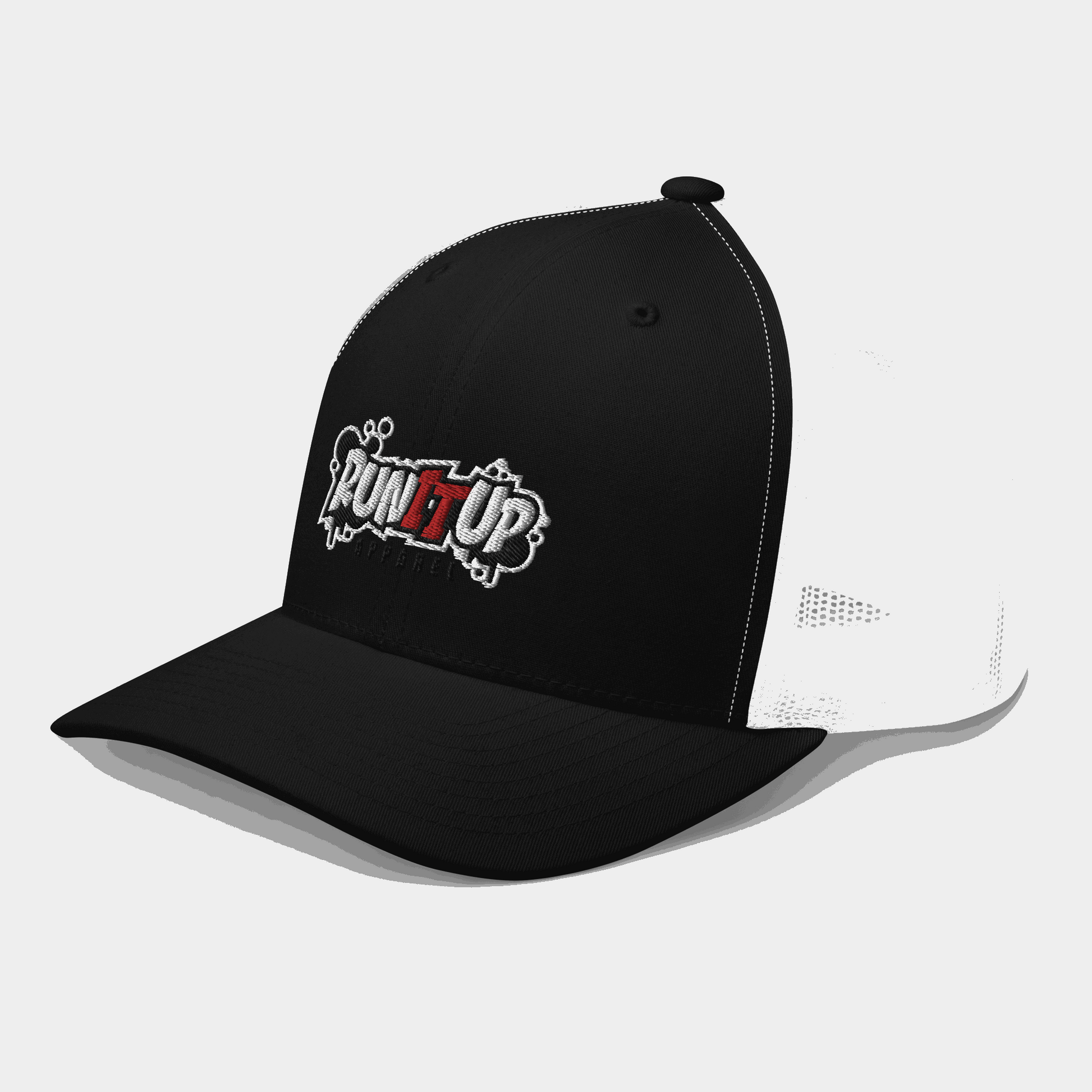 3D Puff Run It Up Apparel Trucker Cap