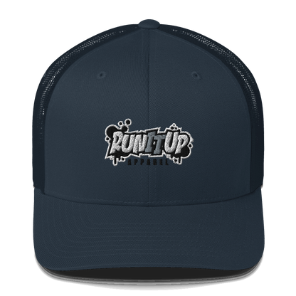 3D Puff EMB Run It Up Apparel Trucker Cap