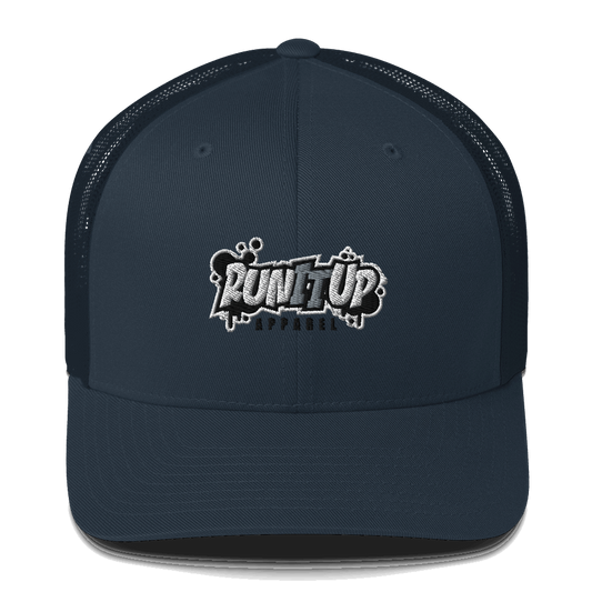 3D Puff EMB Run It Up Apparel Trucker Cap