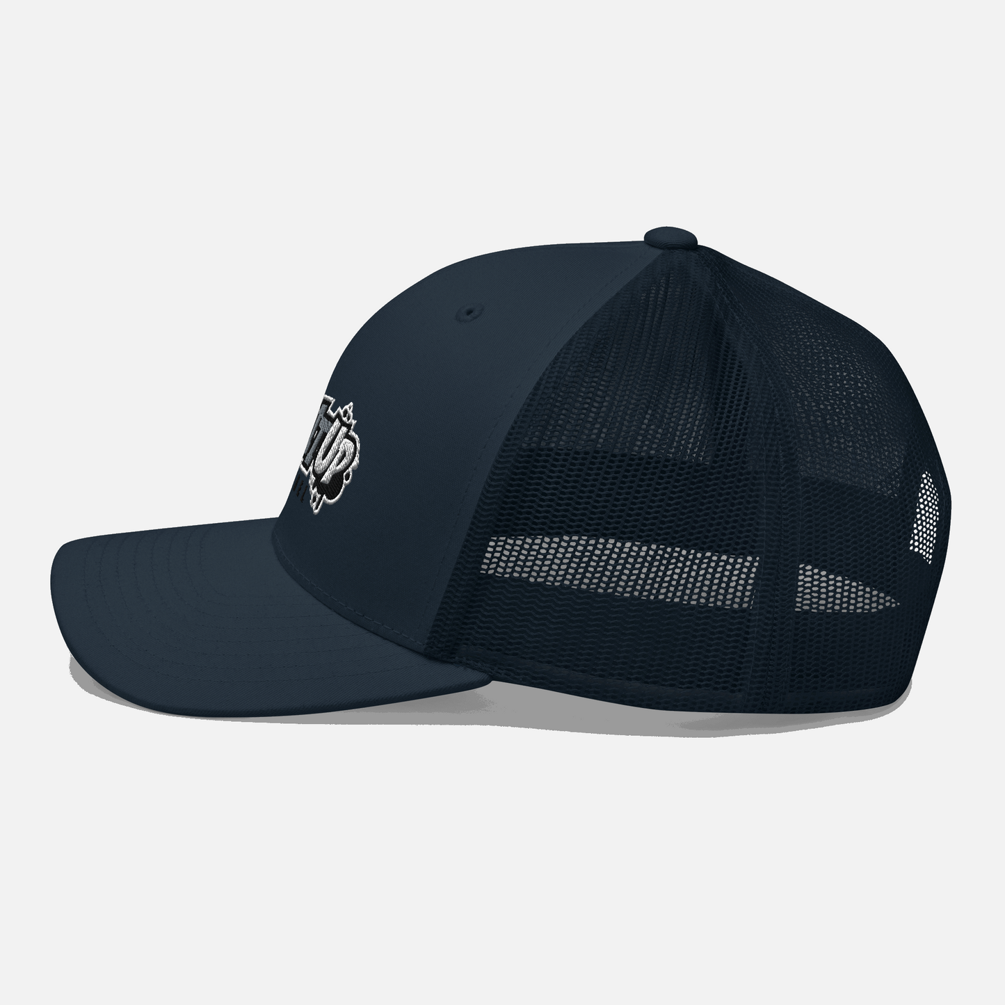 3D Puff EMB Run It Up Apparel Trucker Cap