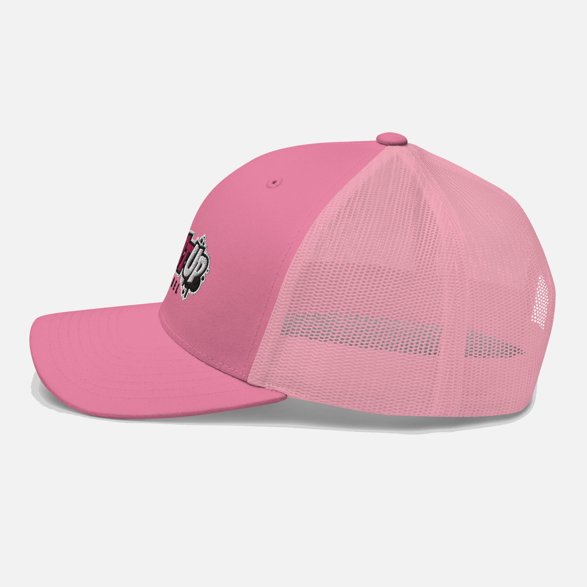 3D Puff EMB Run It Up Apparel Trucker Cap