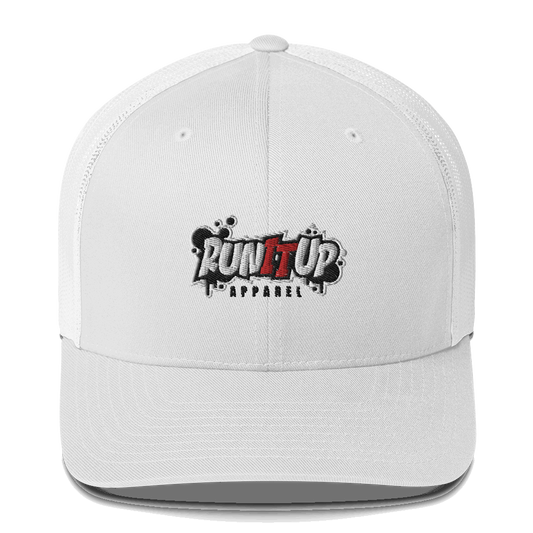 3D Puff Run It Up Apparel Trucker Cap