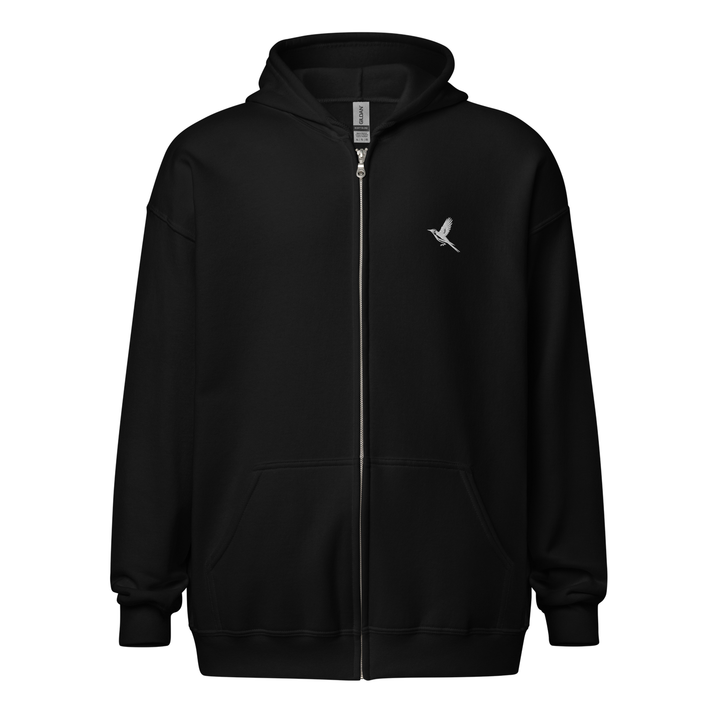 Northern Mocking Bird heavy blend zip hoodie