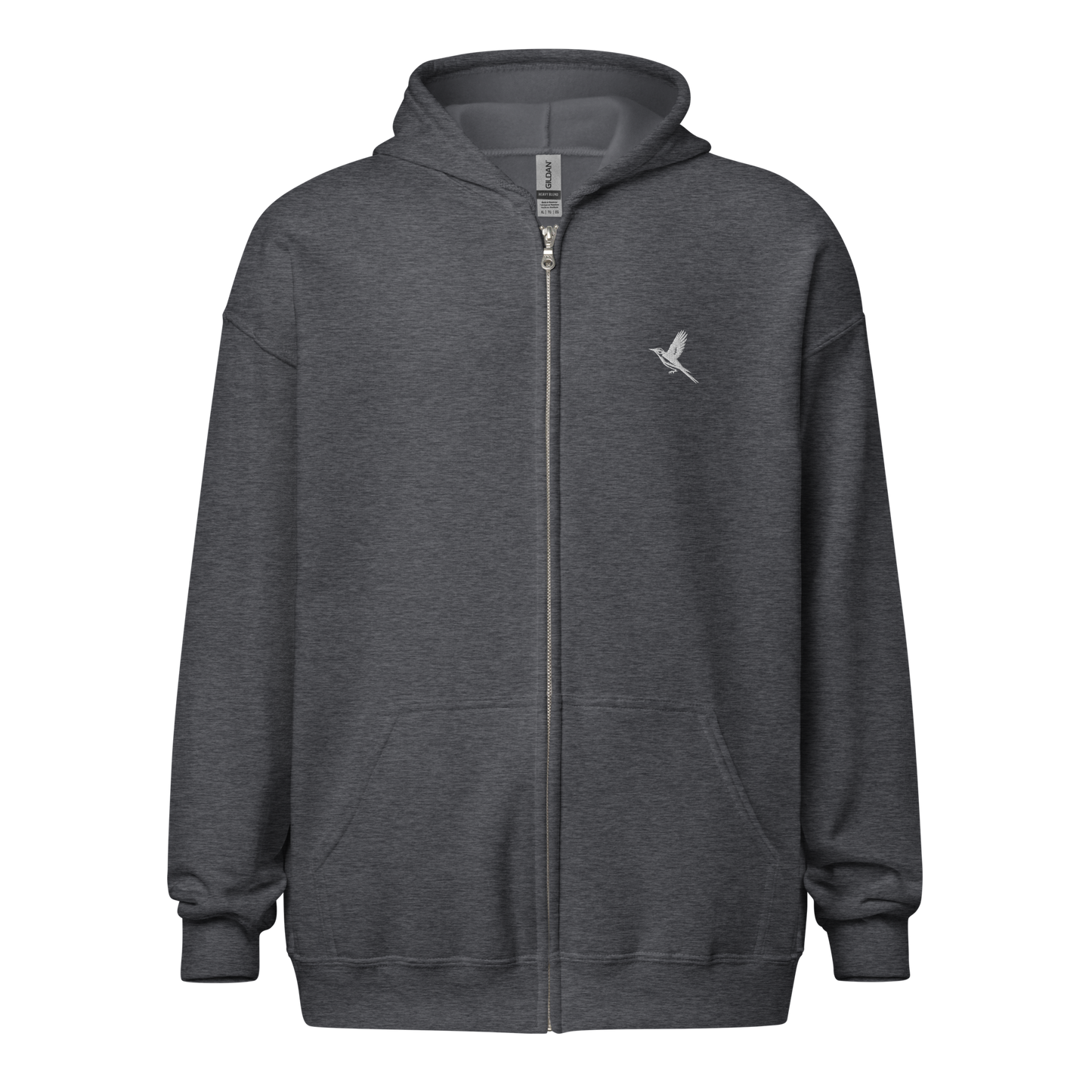 Northern Mocking Bird heavy blend zip hoodie