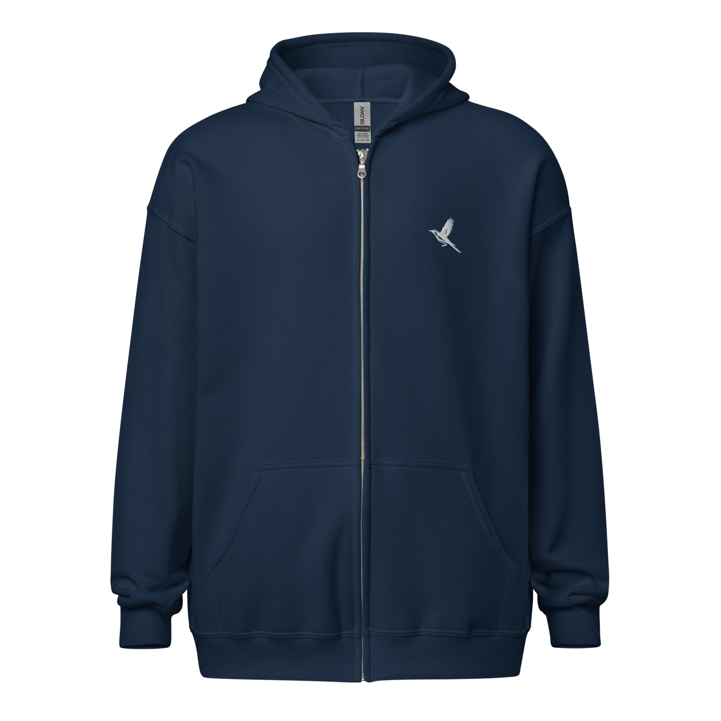 Northern Mocking Bird heavy blend zip hoodie