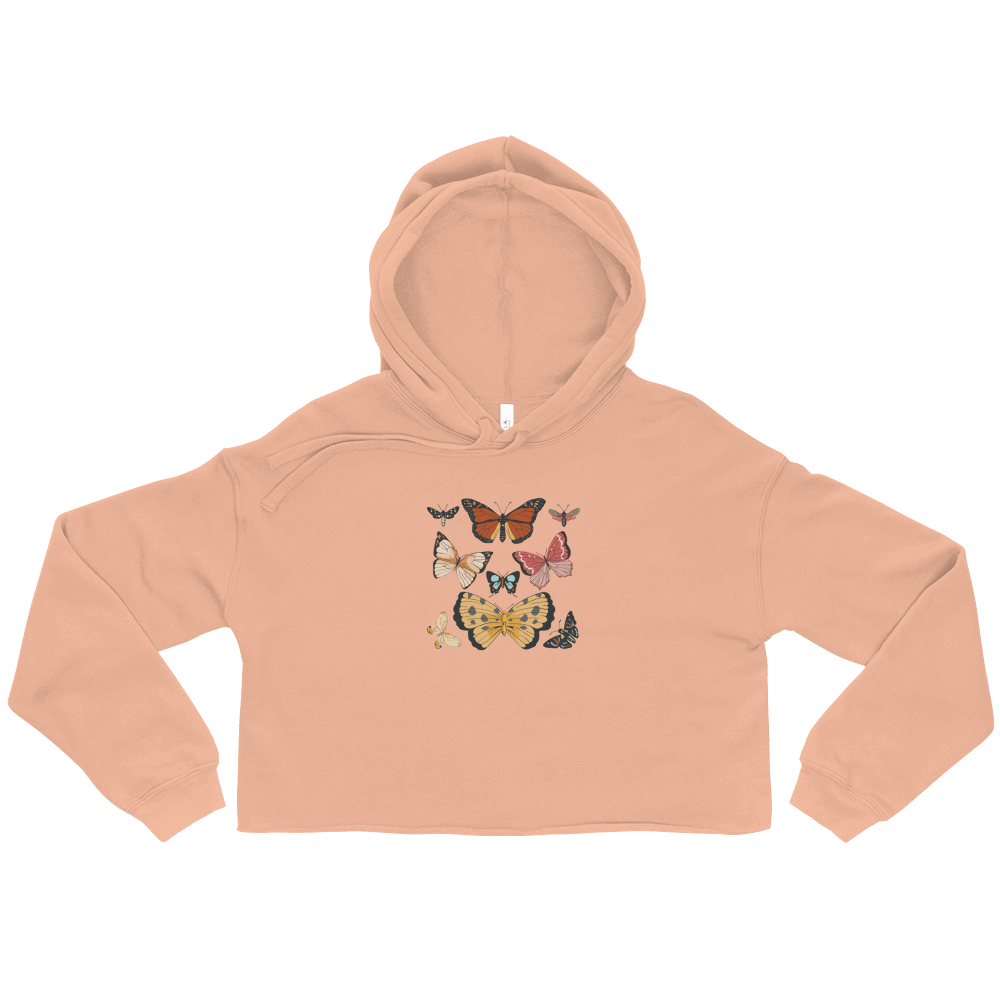 Buterfly Crop Hoodie