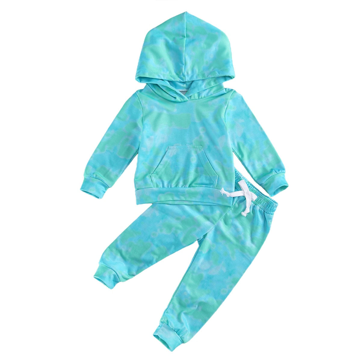 Tie Dye , Baby Girl Hoodies and Pants,  2Pcs Sets