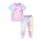 Tie Dye Pajamas Sets Long Sleeve T-shirt+Pants Trousers Girls  Baby Boys Autumn
