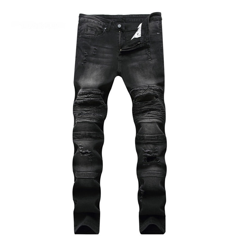 #1Stretch Slim Denim Cotton Pants