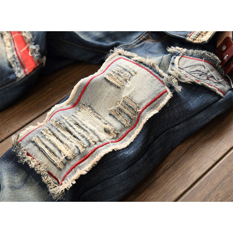 Winter Thick Warm Fleece Jeans Casual Denim Patvhwotk