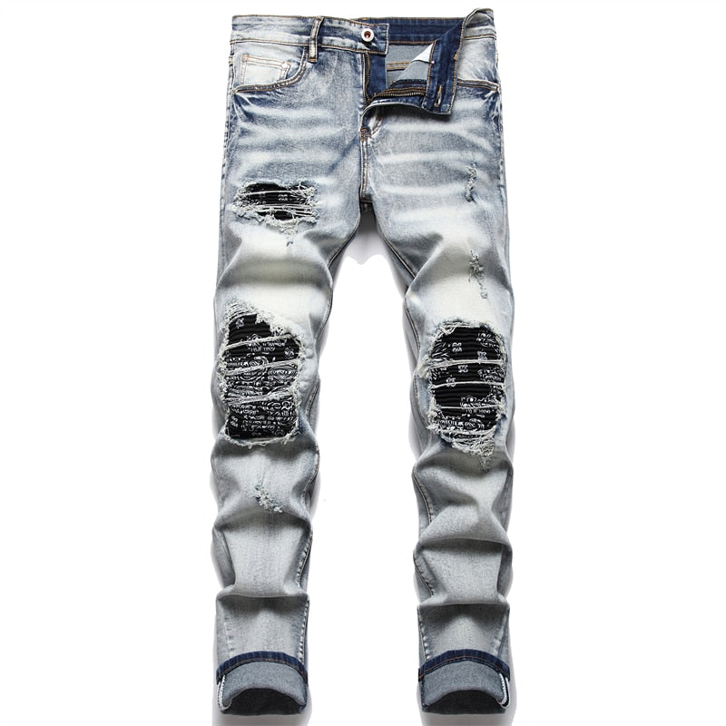 #1Stretch Slim Denim Cotton Pants