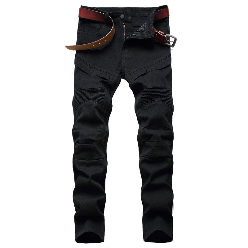 Denim Men Blue White Red Green Yellow Casual Jeans