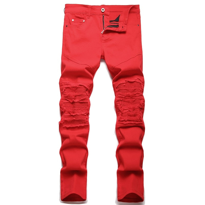 #1Stretch Slim Denim Cotton Pants