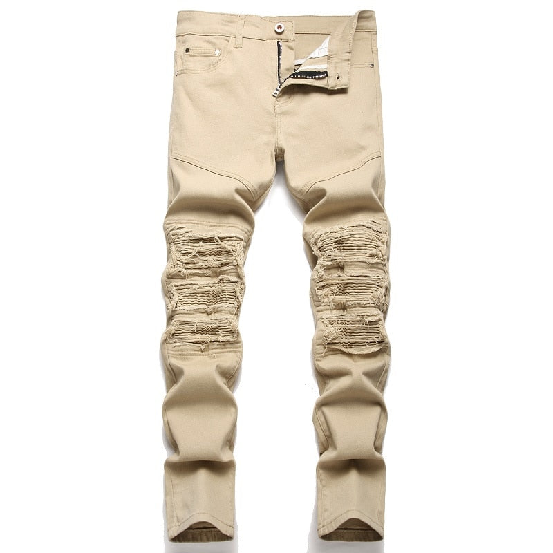 #1Stretch Slim Denim Cotton Pants