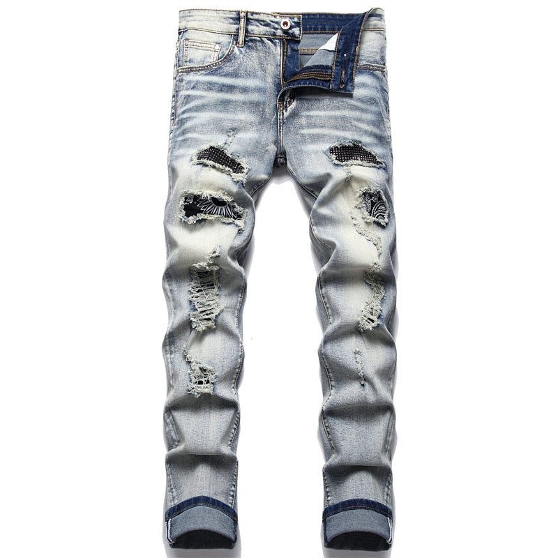 #1Stretch Slim Denim Cotton Pants