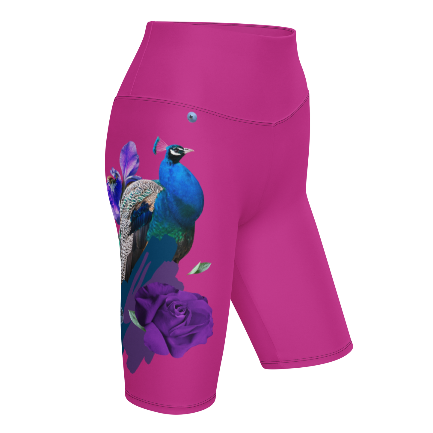 Peacock Biker Shorts