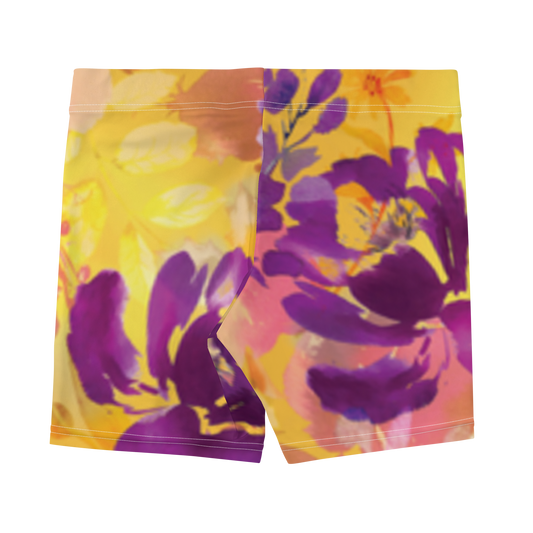 Rose Pattern Shorts