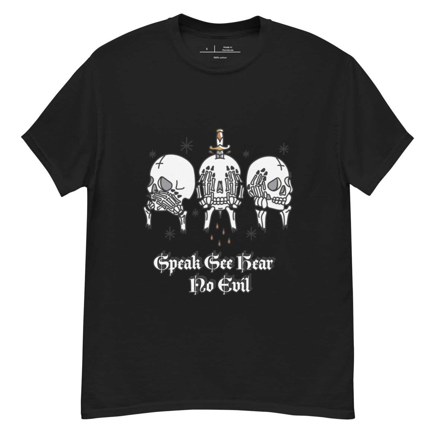 Speak See Hear No Evil  classic tee