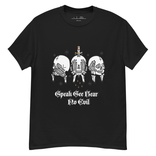 Speak See Hear No Evil  classic tee