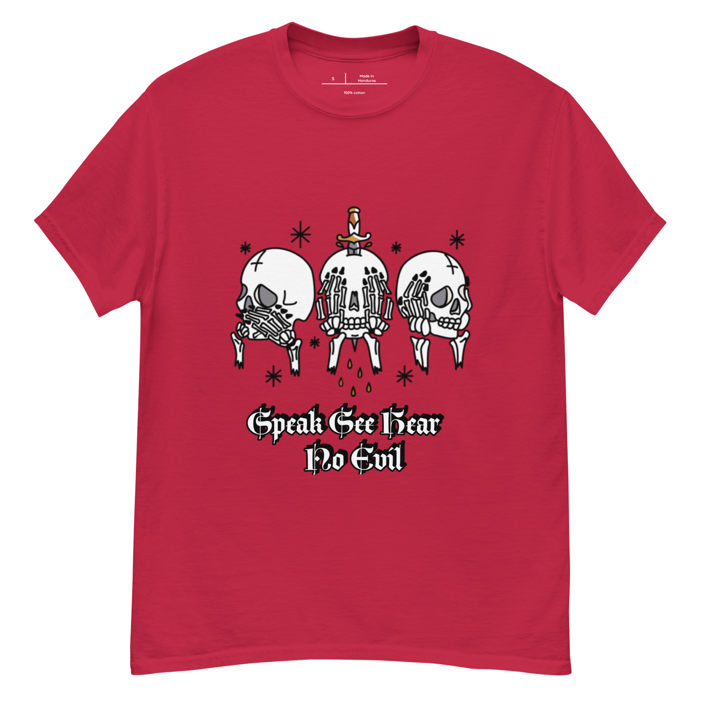 Speak See Hear No Evil  classic tee