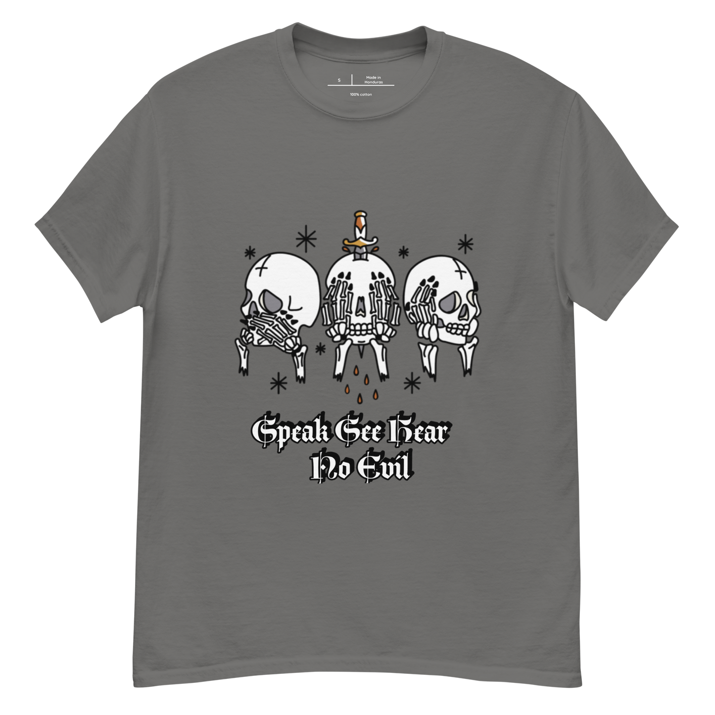 Speak See Hear No Evil  classic tee