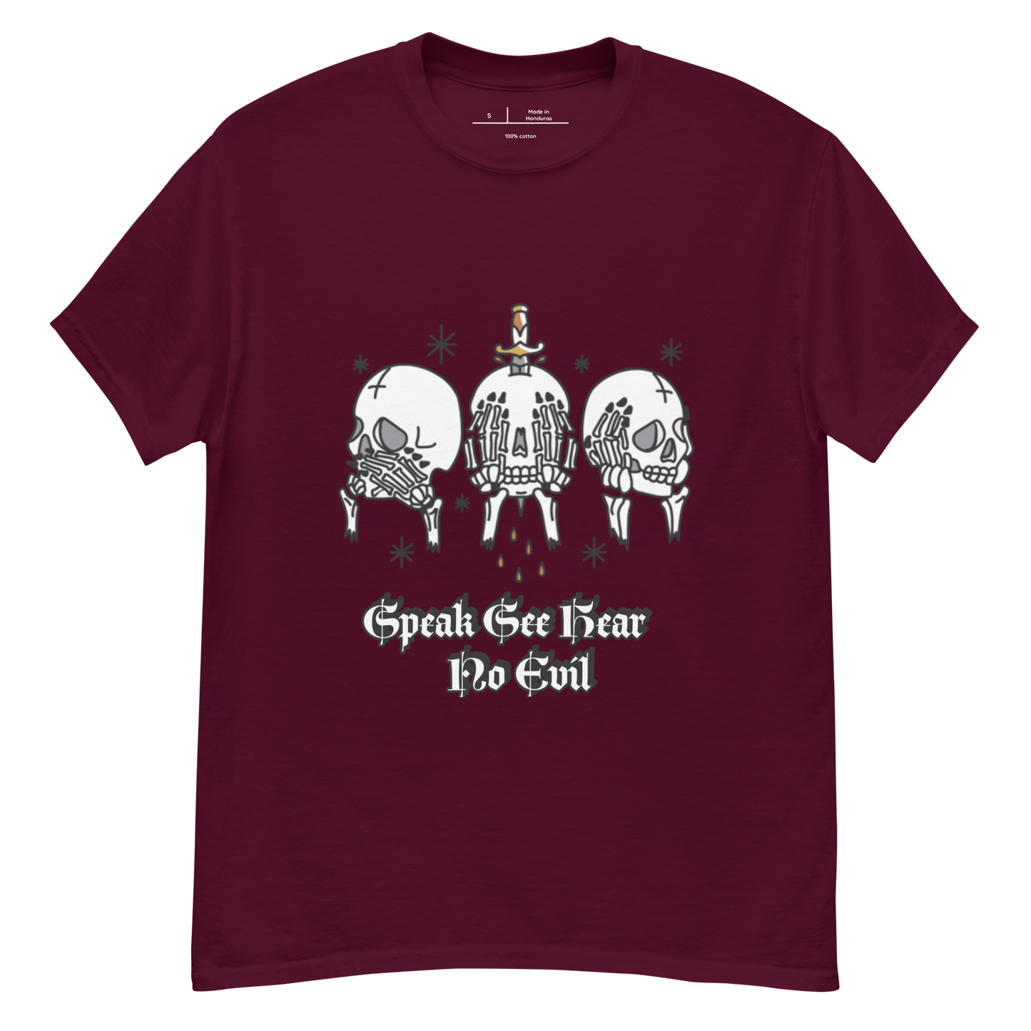 Speak See Hear No Evil  classic tee