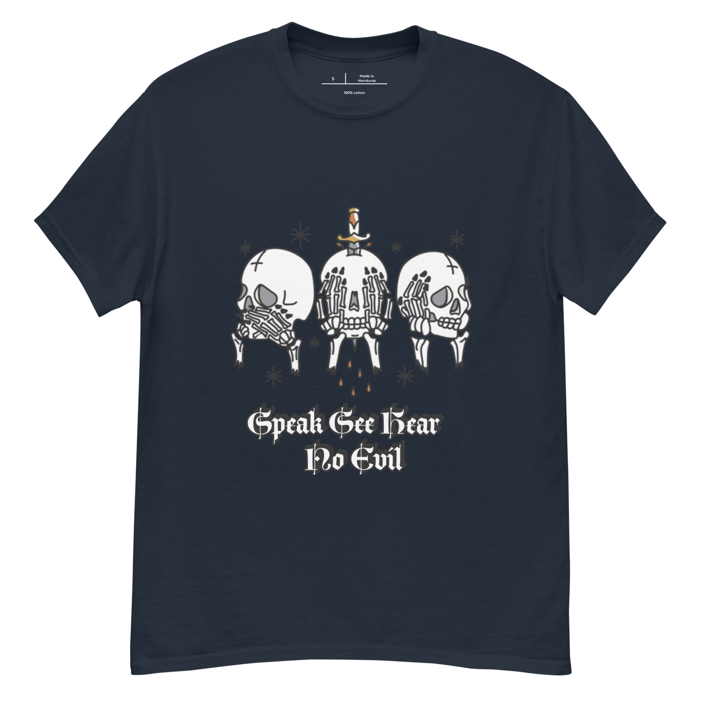 Speak See Hear No Evil  classic tee