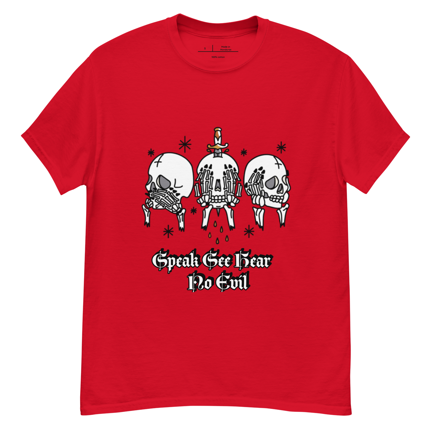 Speak See Hear No Evil  classic tee