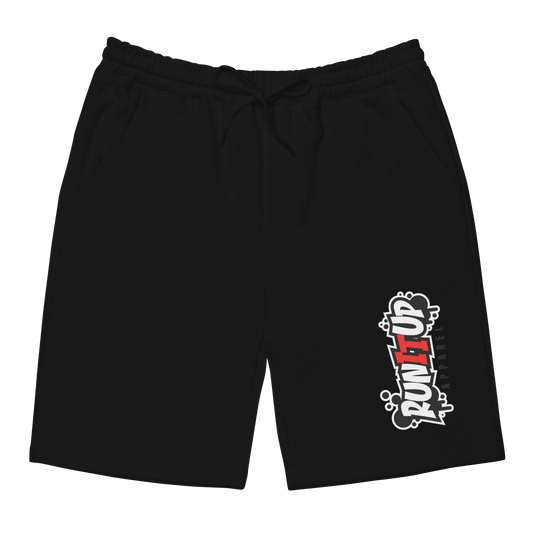 Run It Up Vertical fleece shorts