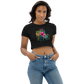 Pink Flower Crop Top
