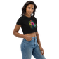 Pink Flower Crop Top