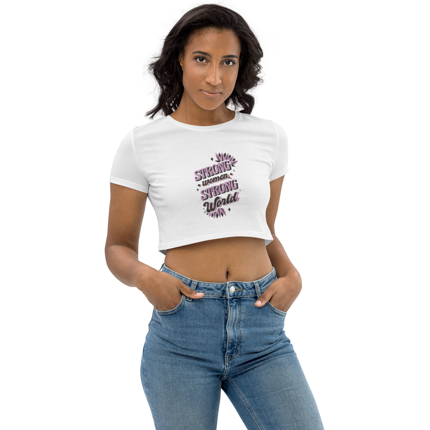 Strong Women  Crop Top