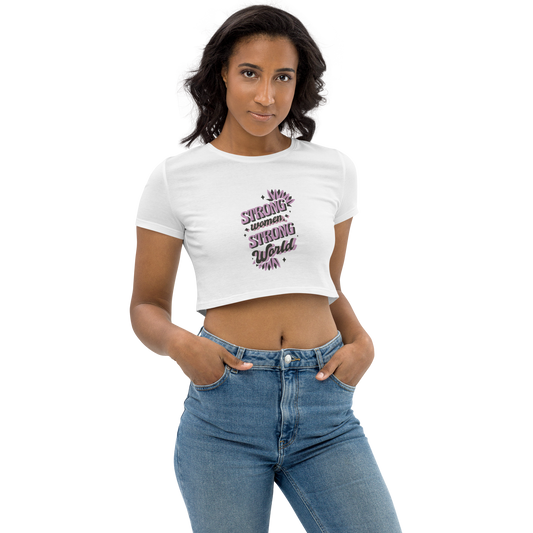 Strong Women  Crop Top